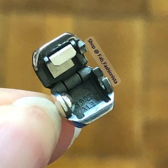 Pandora 5 clip sterling silver bracelet - Picture 7 of 13